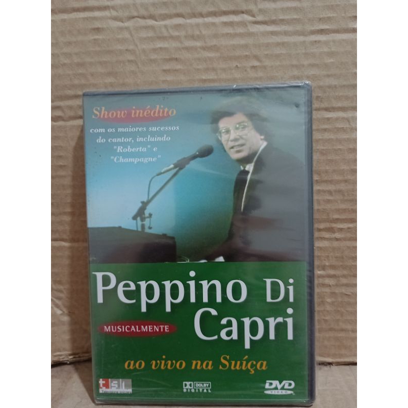 DVD PEPPINO DI CAPRI AO VIVO NA SUÍÇA (ORIGINAL/LACRADO)