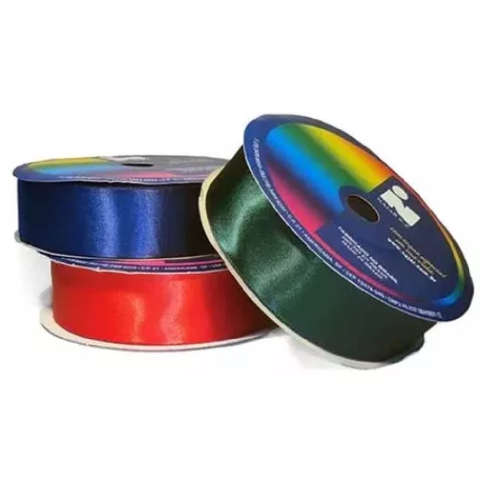 Fita Cetim N9 Najar 38mm C/50 metros  - Escolha a cor em Oferta na Shopee
