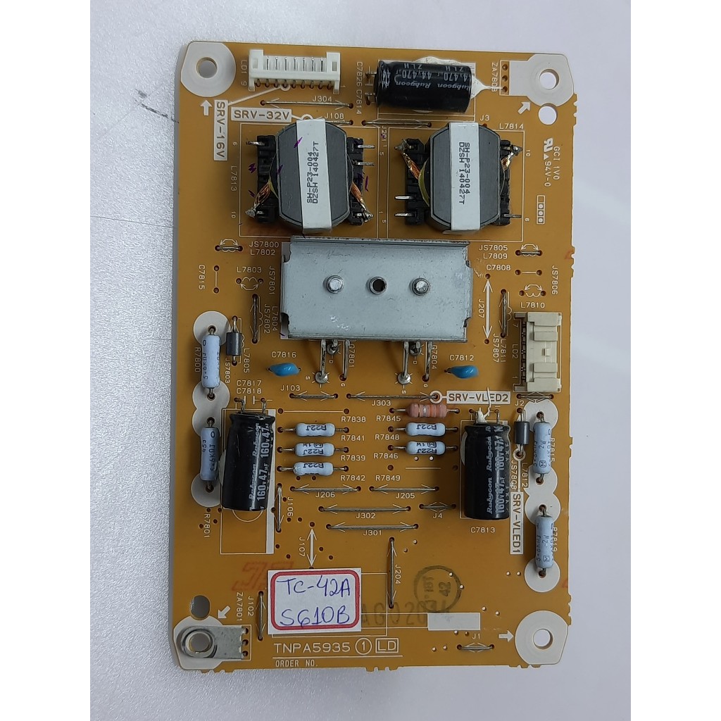 placa inverter tv panasonic tc-42as610b / tnpa5935