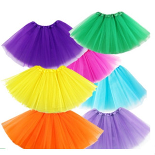 Saia Tule Lisa Infantil Para fantasia Carnaval Festa 30cm- 9 Cores