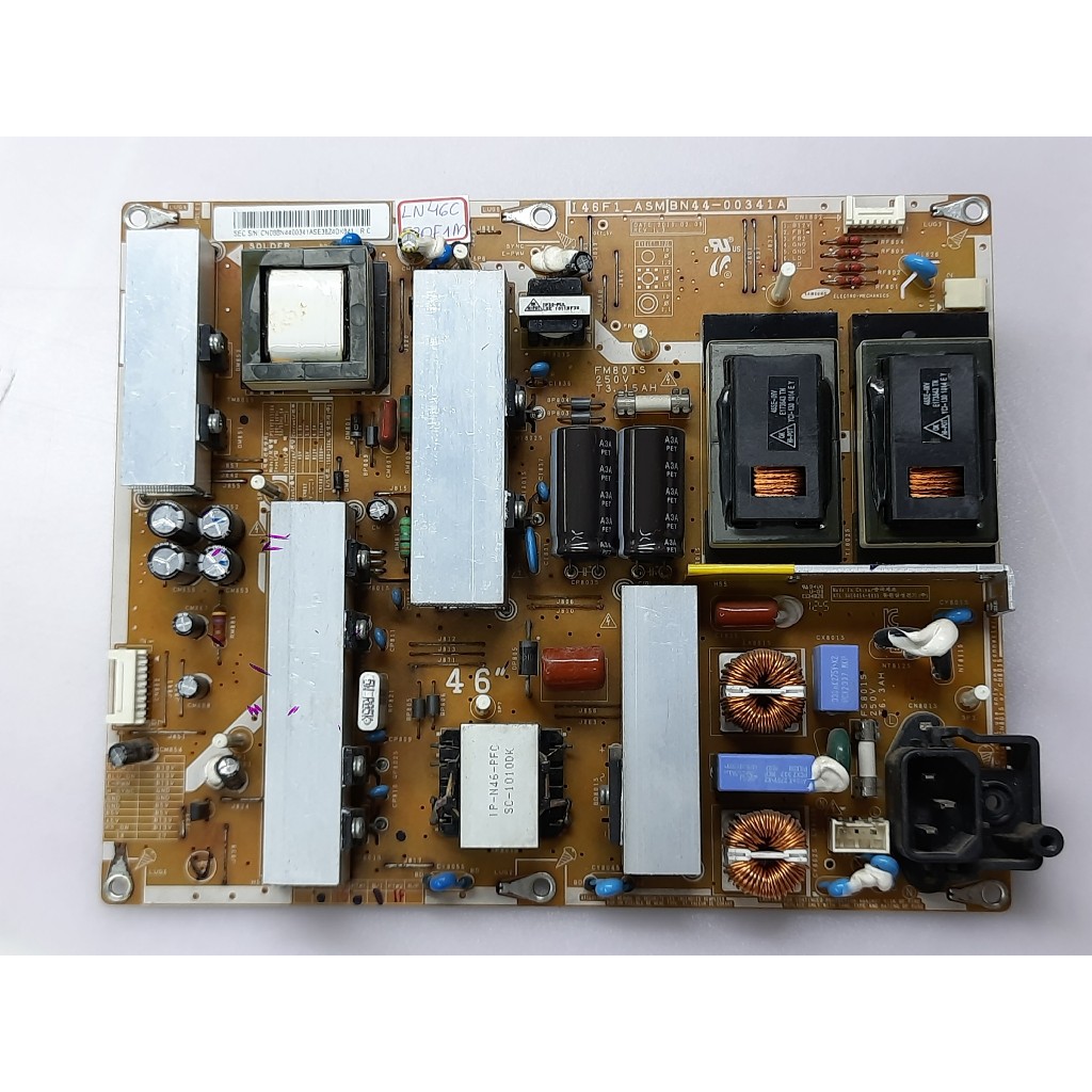 placa da fonte tv samsung ln46c530f1m / bn44-00341a