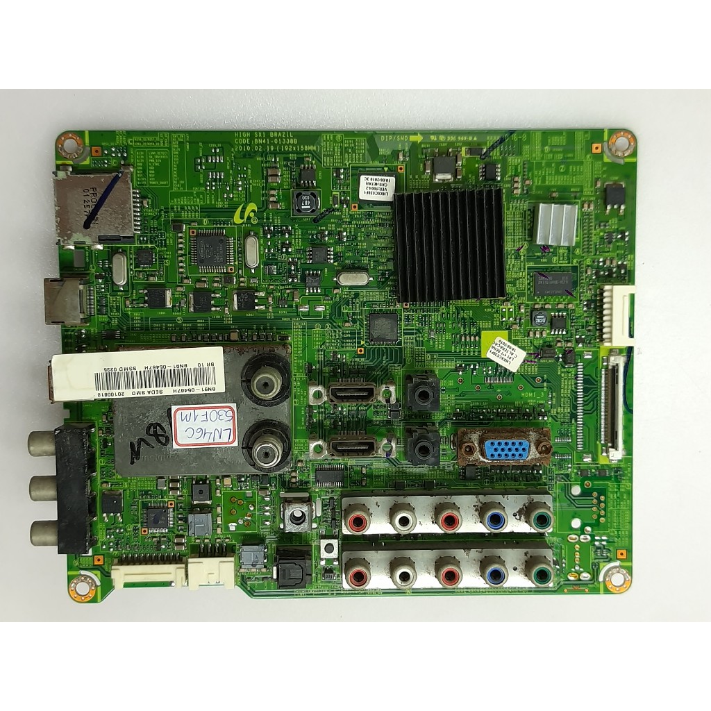 placa principal tv samsung ln46c530f1m / bn91-05467h