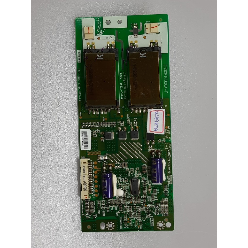 placa inverter tv lg 32lb9rta / 2300ktg006A-F
