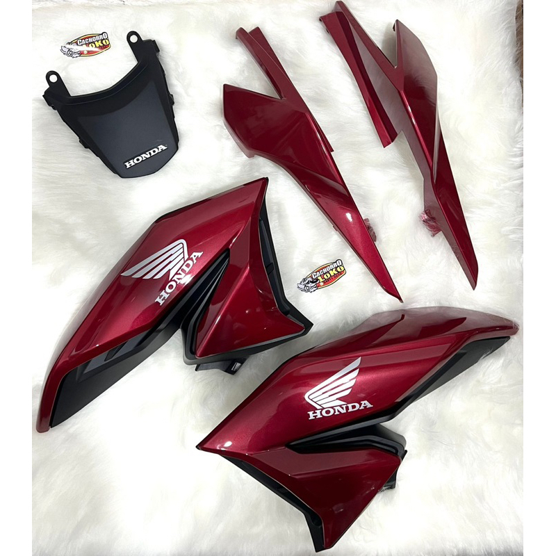 Aba do Tanque com Complemento + Rabeta Titan 160 2024 (Vermelho Pimenta)