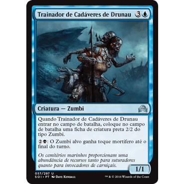 Trainador de Cadáveres de Drunau (Zumbi) - Magic The Gathering