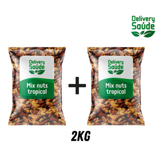 Mix Castanhas Pará Caju Amendoas Nozes Amendoim Uva Passa Goji Berry 2 Unidades DeliverySaúde em Oferta na Shopee