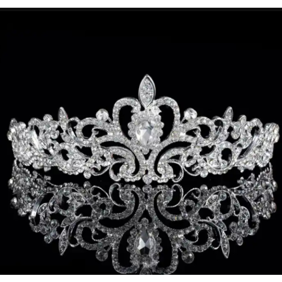 Coroa Tiara Para Noiva Debutante Strass Casamento Miss Tiara de Noiva em Oferta na Shopee