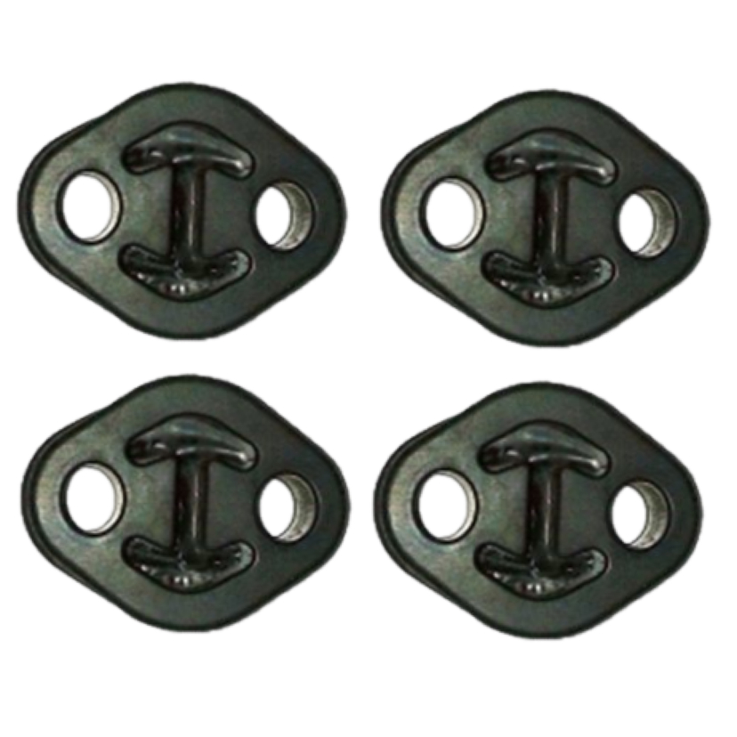 Borracha / Coxim Escapamento Fiat Ducato Kit 4 Peças
