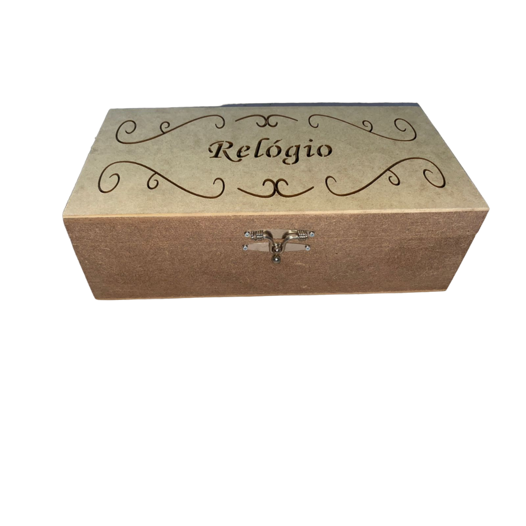 CAIXA PARA 12 RELÓGIO EM MDF CRU UTILITÁRIOS