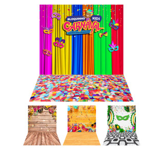 Fundo Fotográfico Para Foto Tecido Sublimado 3D Carnaval