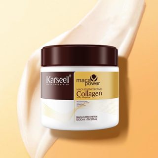 Karseell Collagen Hair Treatment Deep Repair Máscara Capilar Para Cabelos Secos e Danificados Pronta Entrega Envio Imediato