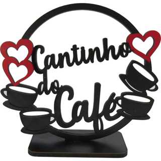 Palavra de Mesa Cantinho do Café Com Arco Com Base 15,5X12,5cm Mdf PROMOÇÃO em Oferta na Shopee