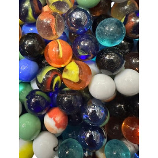 Bolinhas De Gude Vidro decoração Fubeca Burca Mista Mix 10 com 100 unIdades 16mm