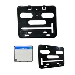 Suporte Placa Moto Moldura Medida Mercosul Contran