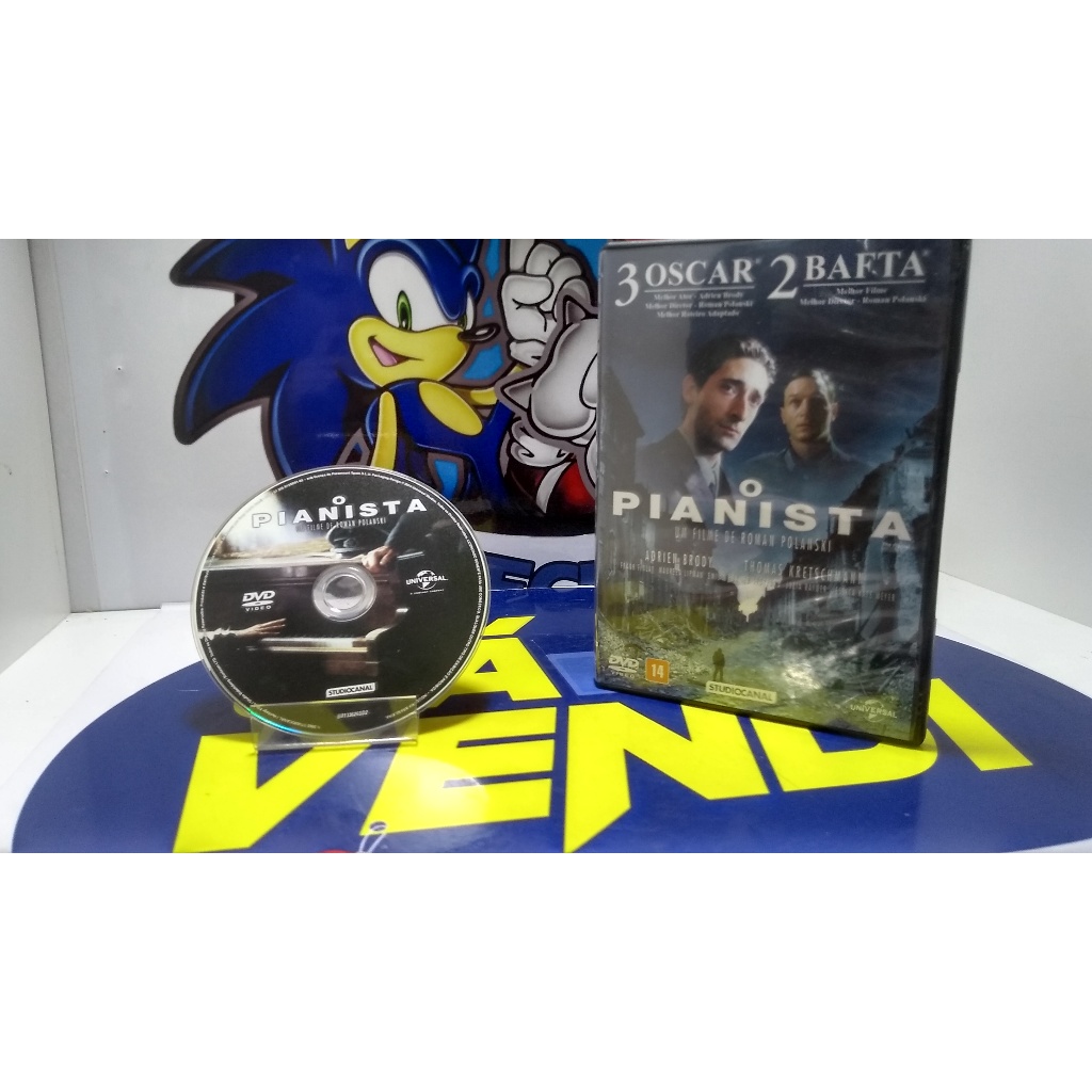 Dvd - O Pianista - Adrien Brody/ Thomas Kretschmann - Semin.