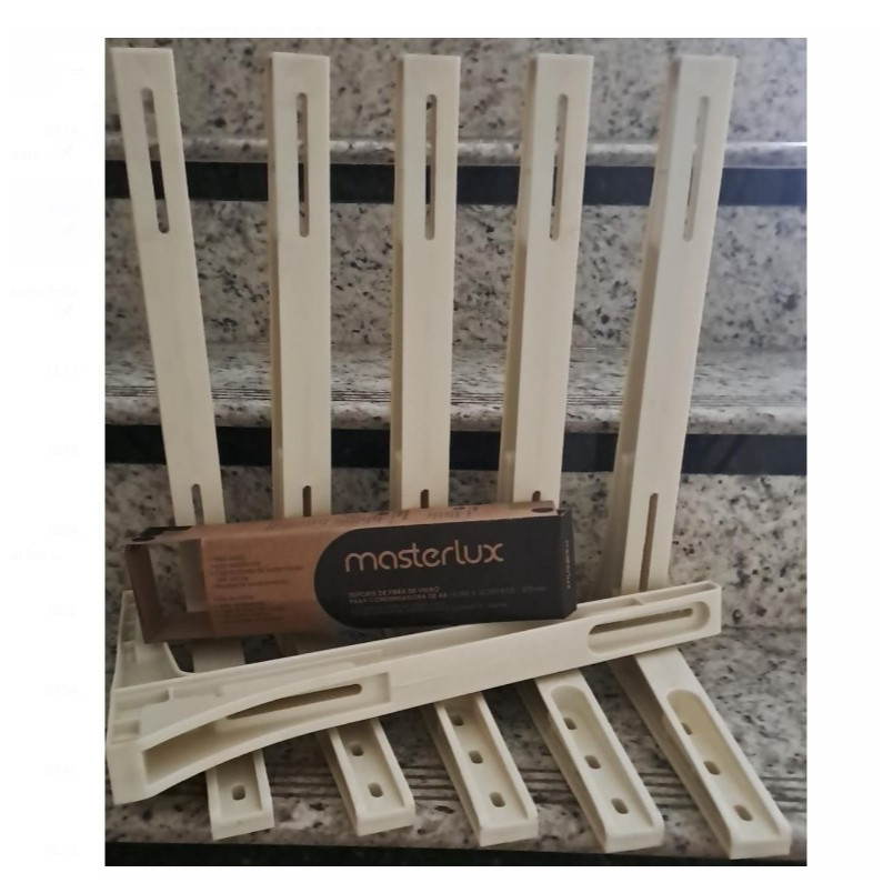 Par Suporte UNIVERSAL mão francesa universal para prateleira Ar Condicionado Masterlux/eletrolux Fibra vidro18/30000bts