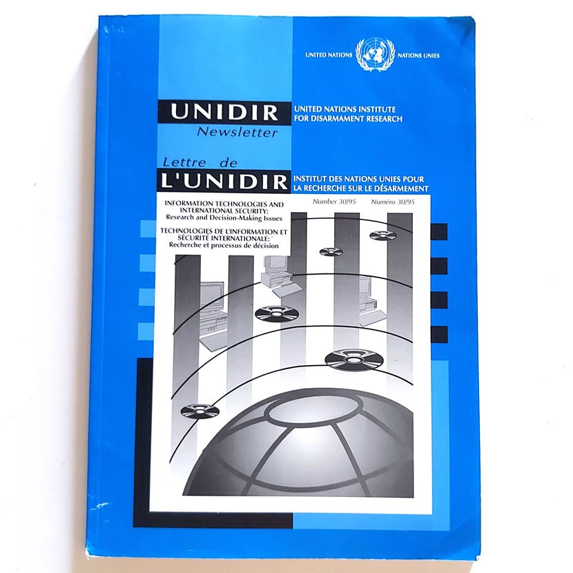 Livro Unidir Newsletter Lettre de Lúnidir Number 30/95 United Nations