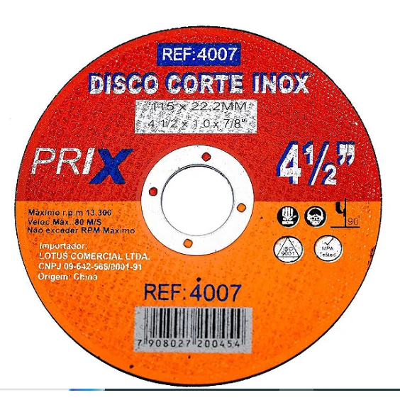 Disco de Corte Inox
