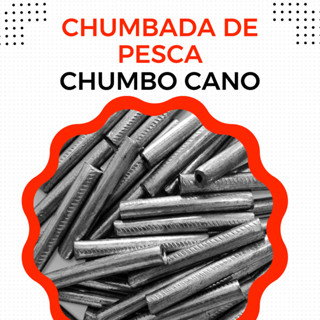 Chumbada Cano Cortado Tarrafa Canudo1 Kg tamanho a escolher