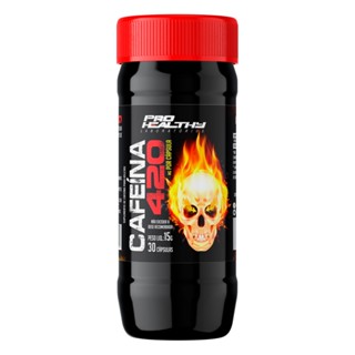 Cafeina 420mg - Pote 30 Cápsulas - Pro Healthy