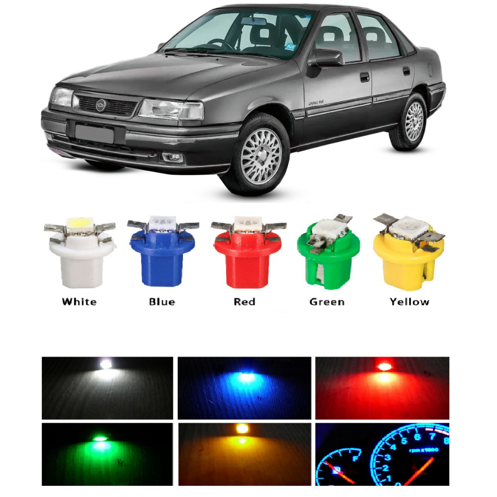 6 Lâmpadas Led Painel Chevrolet Vectra A 1994 a 1995