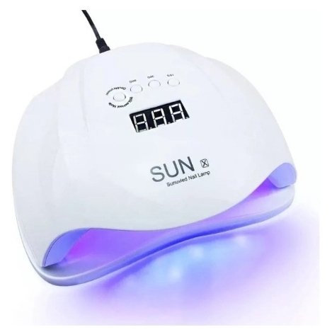 Cabine Sun X Led Uv Secadora Forte Unha Gel 54W Branco Bivolt OFERTA