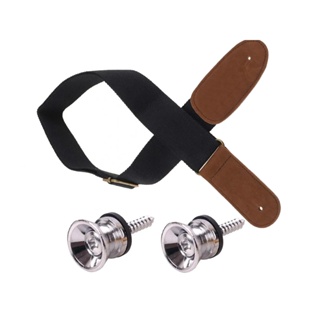 Correia Alça p/ Violão Guitarra e Baixo Profissional com 2 Roldana Par em Oferta na Shopee