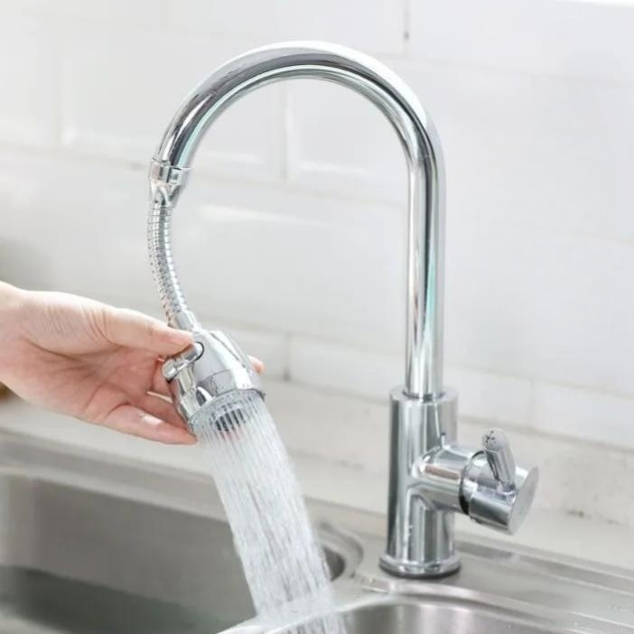 Bico Bica Arejador Extensor Articulado Para Torneiras 360 Inox Cozinha Inox Pronta Entrega