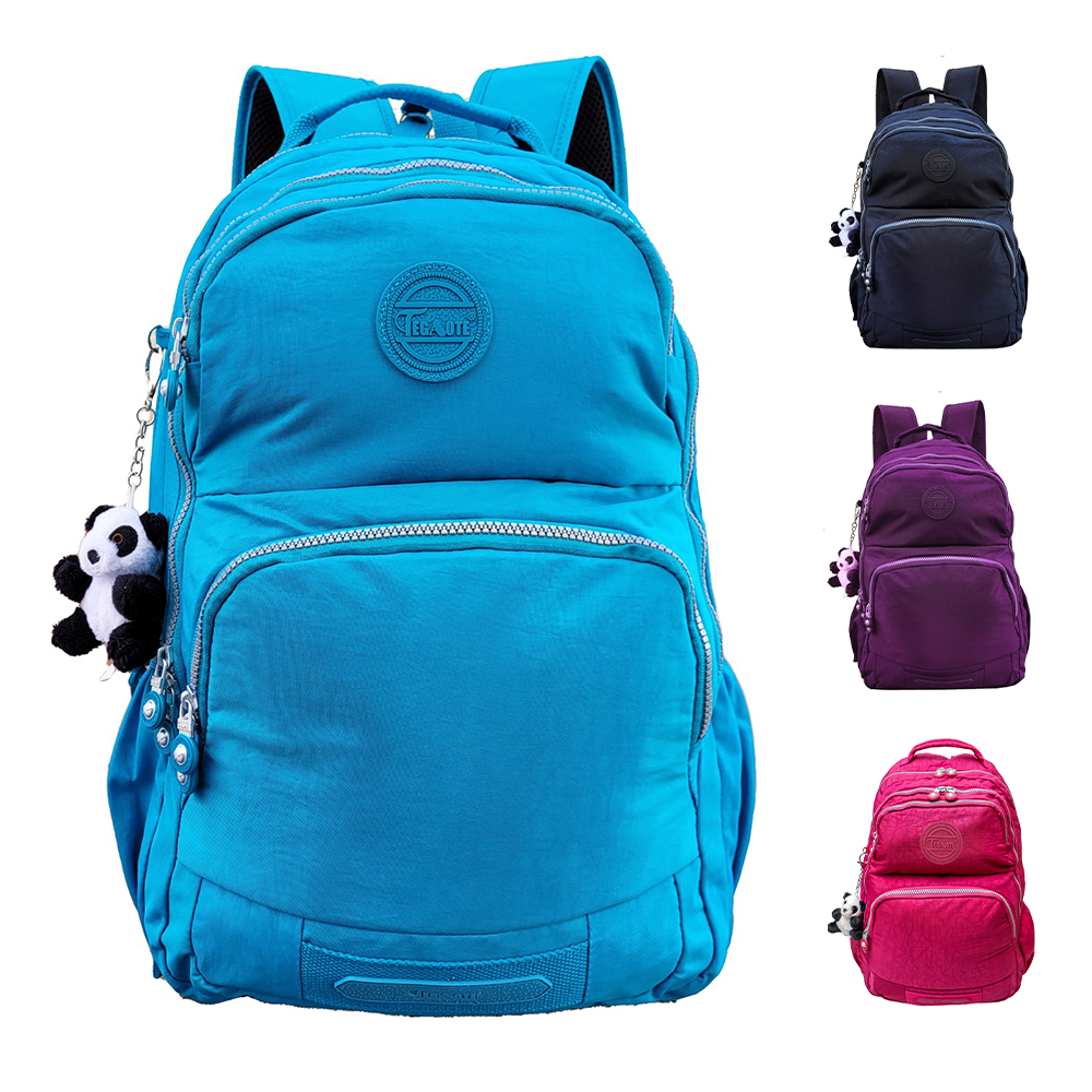 Mochila Escolar Feminina Masculina Trabalho Notebook Espaçosa Cores