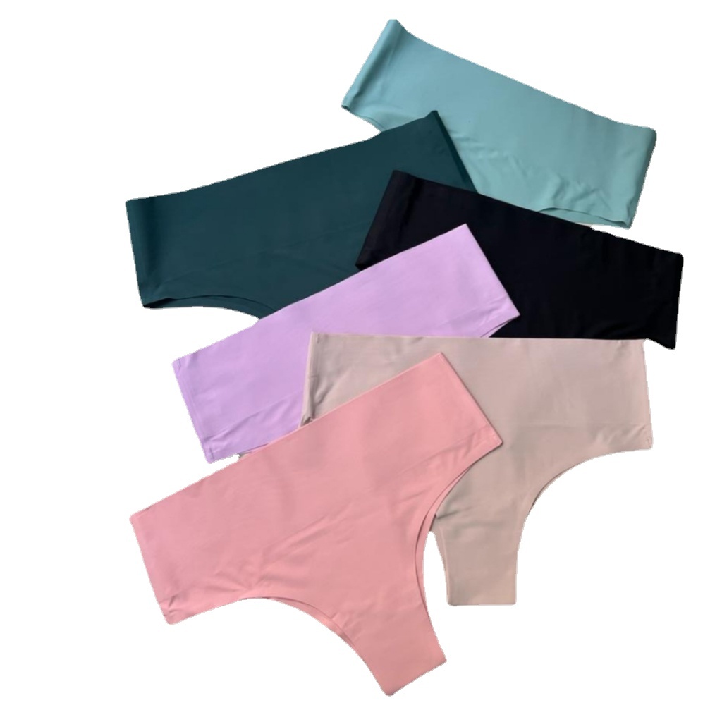 KIT 5 / KIT 3 Calcinhas Lisa Sem Costura Corte a Laser Cintura Alta Moda Intima em Oferta na Shopee