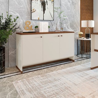 Aparador Balcão Buffet 3 Portas Tampo MDP 25mm Largura 136cm Prateleiras internas Berlin em Oferta na Shopee