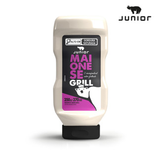 Maionese Grill Defumada Gourmet Cremosa 350g Junior Frasco Food Service Molho Lanches Fritas Snacks