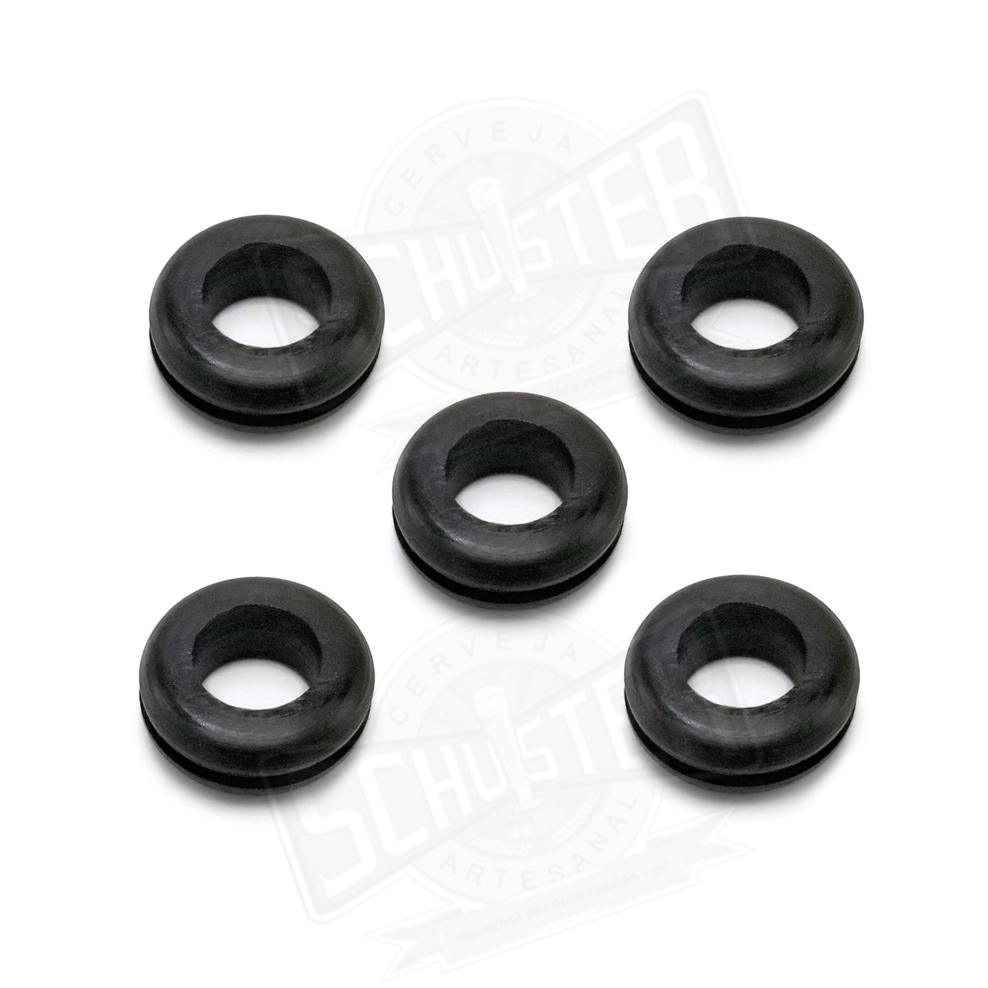 5 Vedante para Airlock Anel de Vedação Cerveja Artesanal Hidromel e Vinho