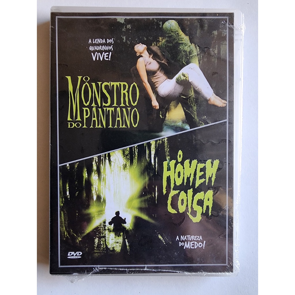 DVD O MONSTRO DO PANICO/O HOMEM COISA DUPLO ORIGINAL LACRADO WES CRAVEN
