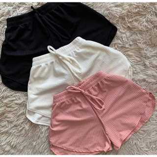 Kit 3 Short Canelado Academia Feminino Atacado Shortinho