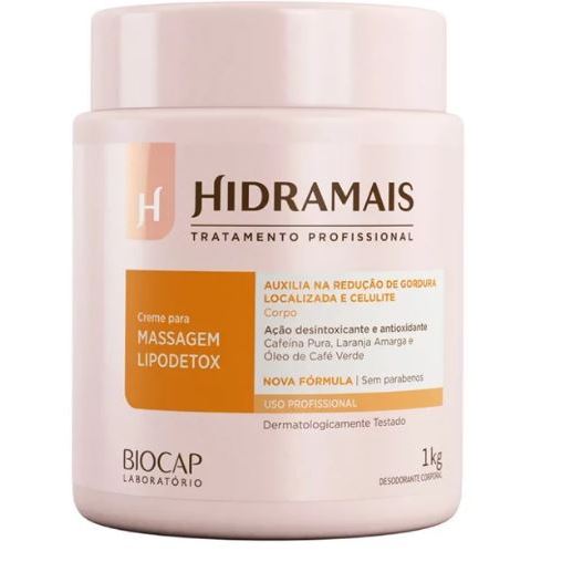 Hidramais Creme Para Massagem Lipodetox 1KG em Oferta na Shopee