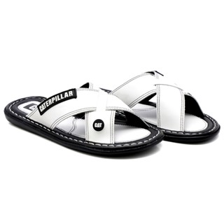 Sandalia Masculina Chinelo Caterpillar Couro Legitimo Chinelos
