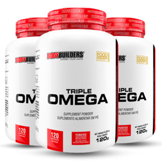 Kit 3x Triple Ômega 120 Cápsulas - Bodybuilders