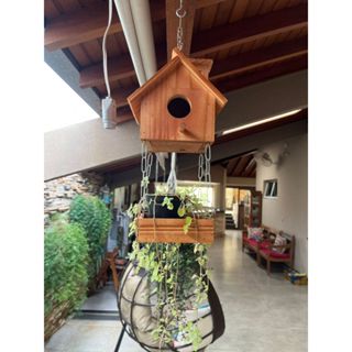 Comedouro Tratador Pássaros Livres Casinha de Passarinho em Oferta na Shopee