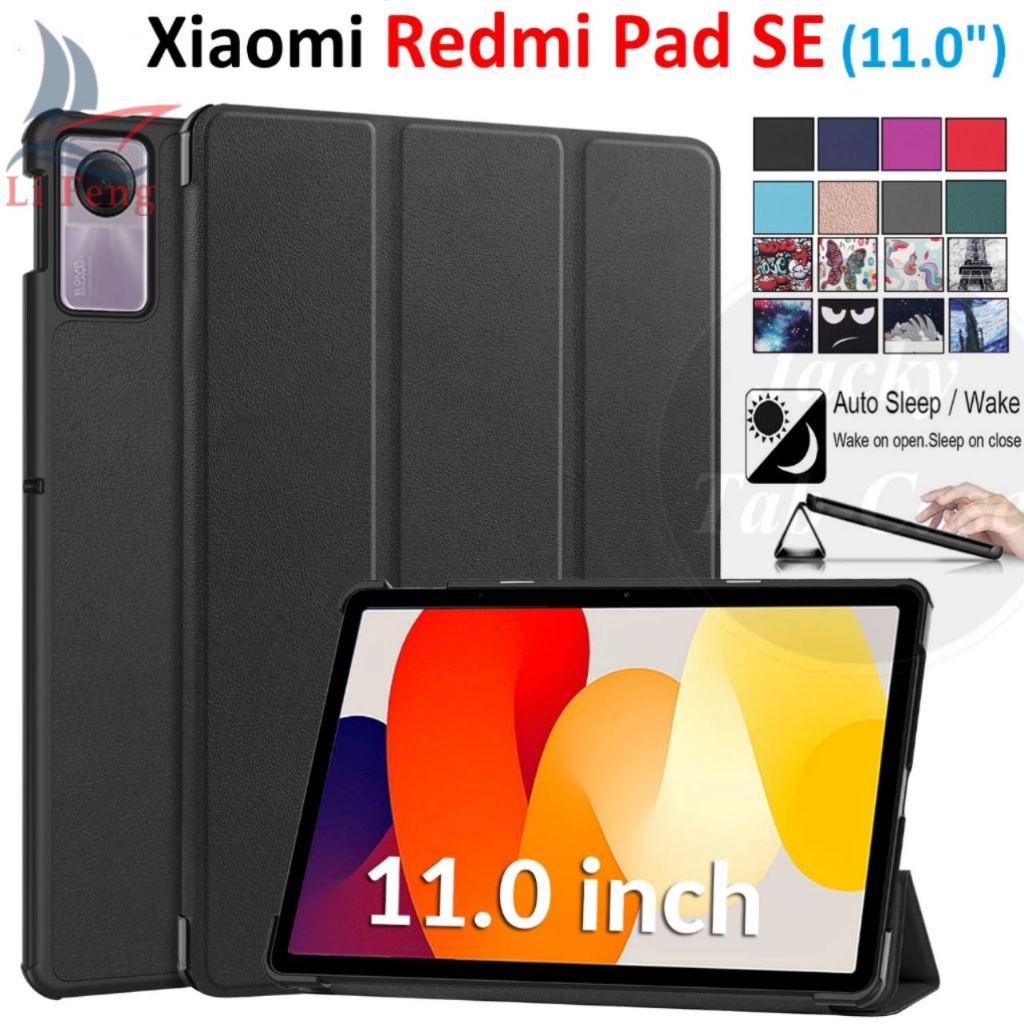 Capa Case Tablet Para Xiaomi Redmi Pad SE 11 " (2023) Com função sleep em Oferta na Shopee