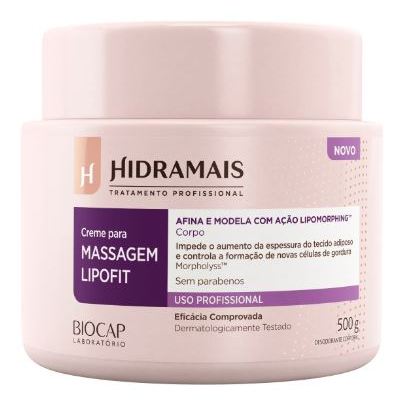 Hidramais Creme Para Massagem Lipofit 500G