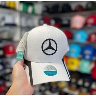 Boné Mercedes Benz AMG Aba Curva Fitão Strapback Premium - Envio Imediato