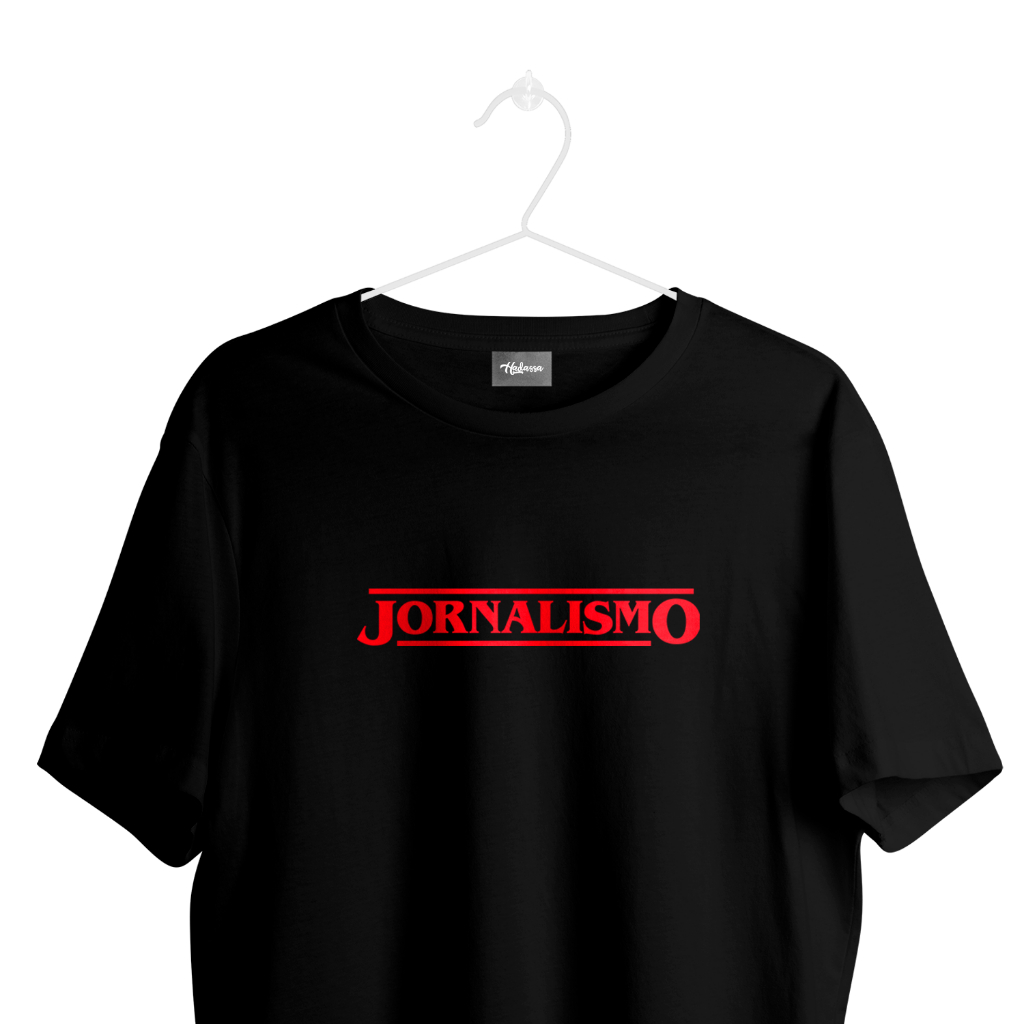 Camiseta Masculina de Algodão Jornalismo ST I Camiseta masculina profissões