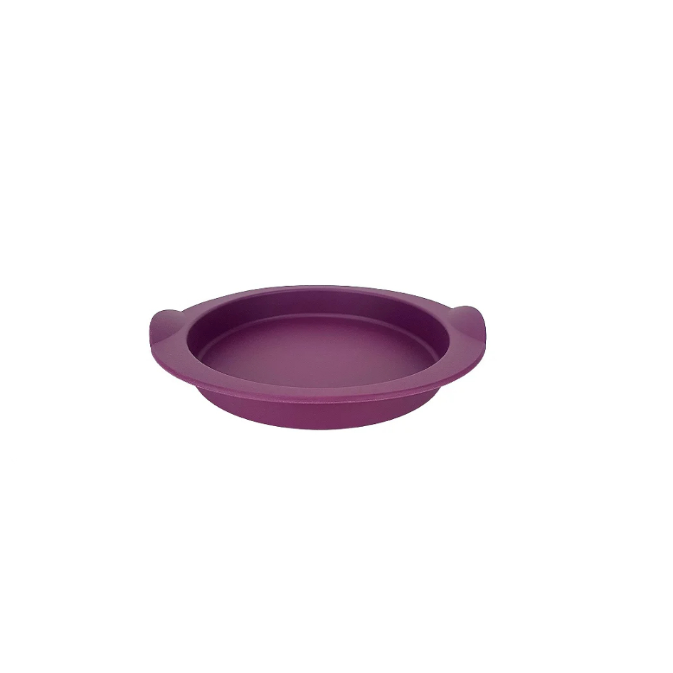 Tupperware Forma de Silicone Redonda Roxa 400ml