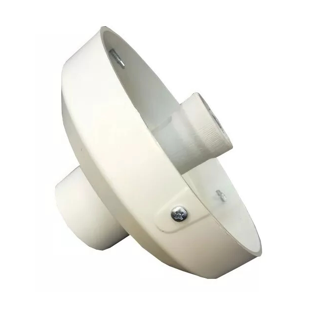 Base Com Encaixe De 15cm Para Globo Em Poste de 2 polegadas - Branca