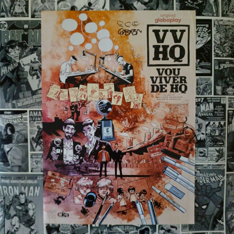 PRINT - VVHQ - Vou Viver De HQ (Autografado FÁBIO MOON & GABRIEL BÁ) - HQ - QUADRINHOS