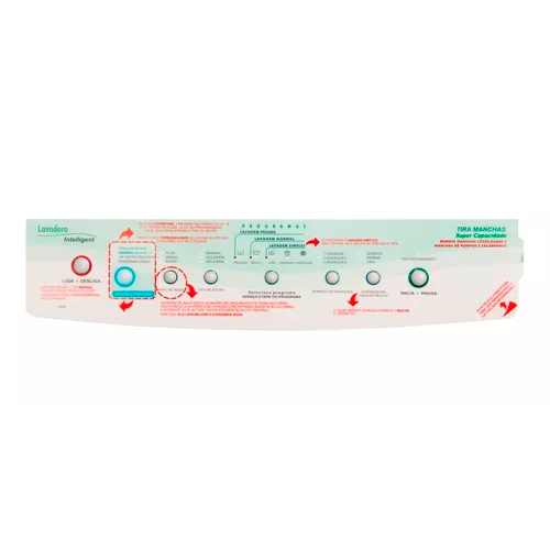 Painel Decorativo Para Lavadora Brastemp Bwq24b 326013049