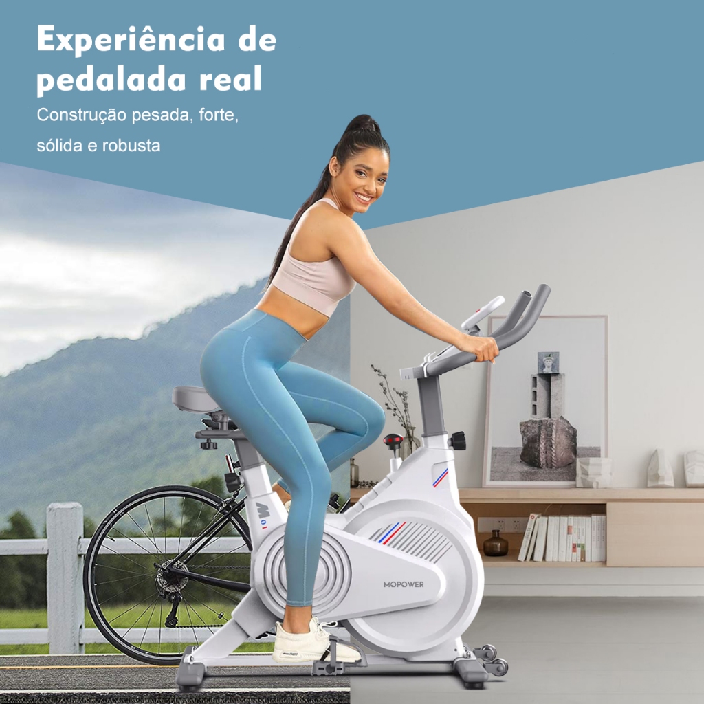 Bicicleta ergométrica com monitor LCDD Z-006