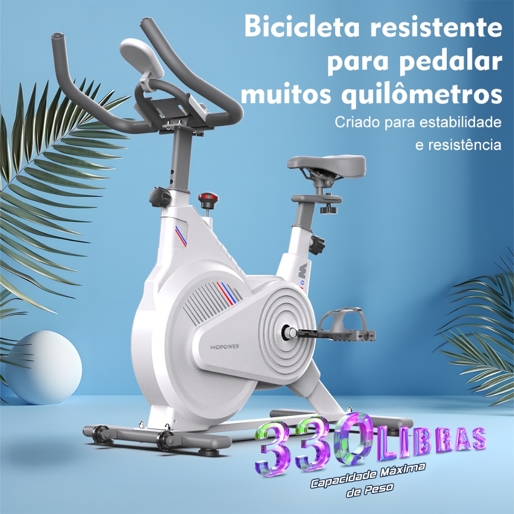 Bicicleta Ergométrica Para Exercícios Branca bike academia spinner spiner spinning Z-006 Cor：Branco