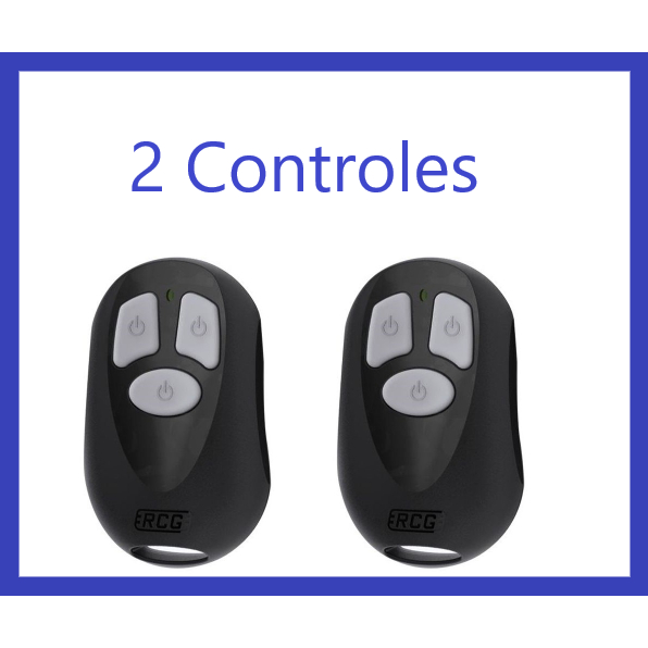 Kit 2 Controles Remoto para Portões Marca Original RCG em Oferta na Shopee